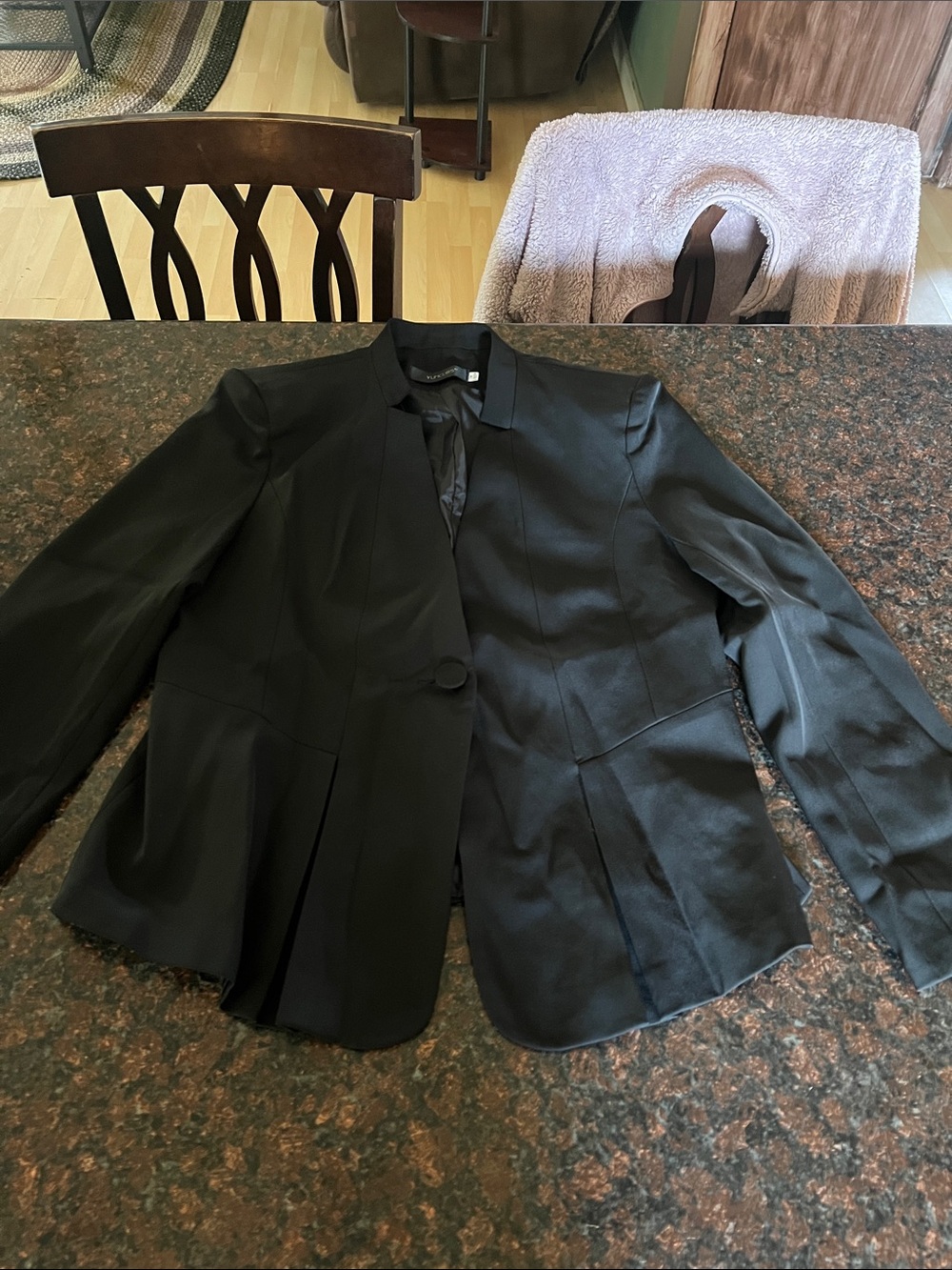 Black Women's Tailored Blazer Jacket
